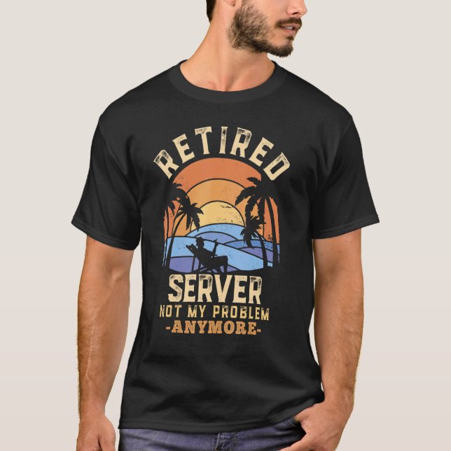 Camiseta Servidor aposentado não é meu problema mais se apo (Frente)