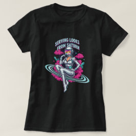 Camiseta Servindo looks de Saturno
