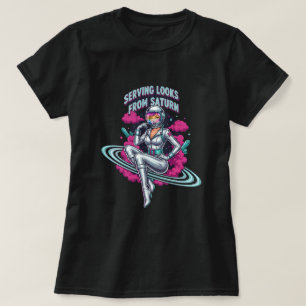 Camiseta Servindo looks de Saturno