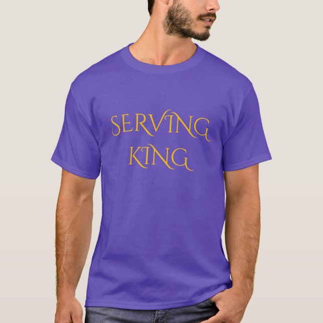 Camiseta Serving King Missionary Shirt Jo Jerambo Fanmerch (Frente)