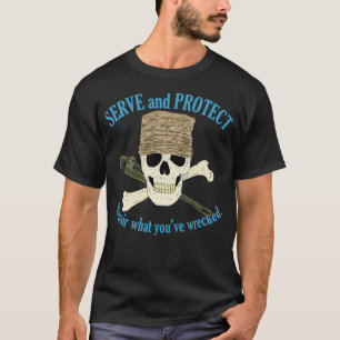 Camiseta Servir E Proteger Reparar O Que Você Destruiu.