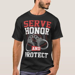 CAMISETA SERVIR HONRA E PROTEGER ORGULHO POLICIAL