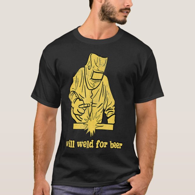 Camiseta Servirá Para Trabalhadora De Cerveja Engraçado Tra (Frente)