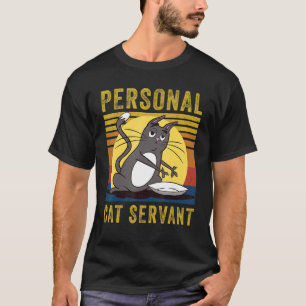 Camiseta Servo Gato Pessoal gata mãe gato pai gato fofo