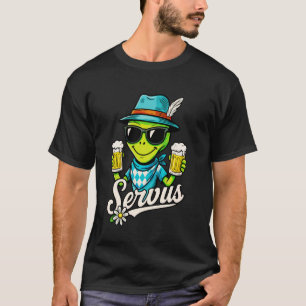 Camiseta Servus Wiesn Gaudi u2013 Cerveja Engraçada do Okto