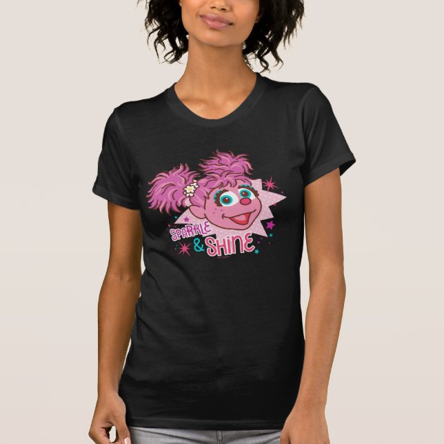 Camiseta Sesame Street | Abby Cadabby - Brilho & Luz (Frente)