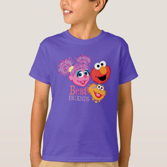 Camiseta Sesame Street dos melhores amigos (Frente)