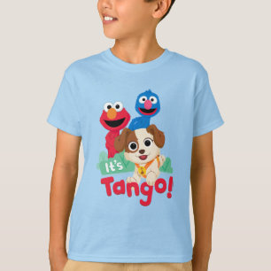 Camiseta Sesame Street É Tango Com Elmo E Grover