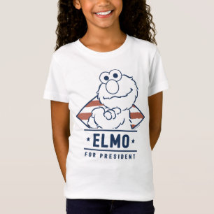 Camiseta Sesame Street   Elmo Antigo para Presidente