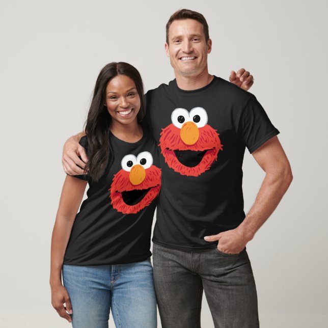 Camiseta Sesame Street | Elmo Face (Unissex)