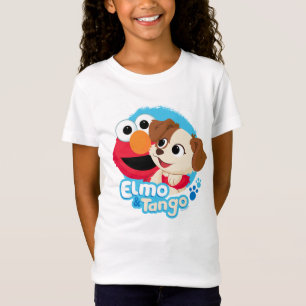 Camiseta Sesame Street   Elmo & Tango Emblema