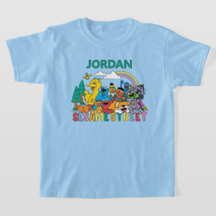 Camiseta Sesame Street Onda Arco-íris