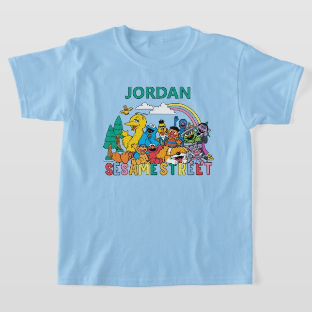 Camiseta Sesame Street | Onda Arco-íris (Postura )