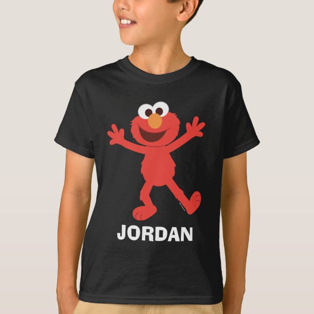 Camiseta Sesame Street | Personalized Elmo Baby Bodysuit (Frente)