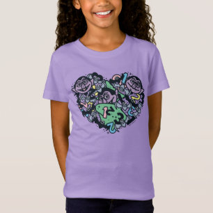 Camiseta Sésamo Sésamo   Conde von Count Doodle Heart