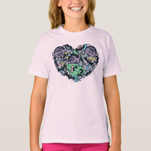 Camiseta Sésamo Sésamo Conde von Count Doodle Heart