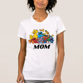 Camiseta Sésamo Street Pals Mãe primeiro aniversario