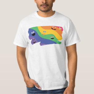 Camiseta Sésamo Street Pals Rainbow
