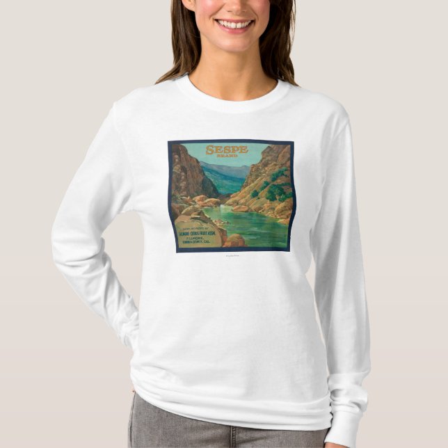 Camiseta Sespe LabelFillmore alaranjado, CA (Frente)