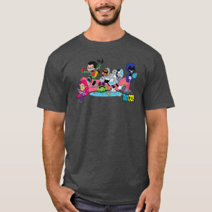 Camiseta Sessão de descanso no sofá com foto de grupo dos D