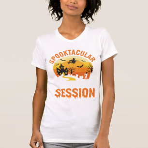 Camiseta Sessão de Fitness Assustadora de Halloween