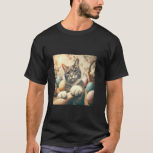 Camiseta Sessão de Fotos Engraçadas de Gato Retro Mulher Me