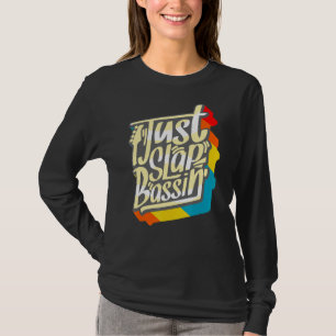Camiseta Sessão De Jam De Violão De Baixo Slapbassin Slapb