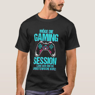 Camiseta SESSÃO DE JOGOS LONGA, SEMANA DE TRABALHO CURTA Sl