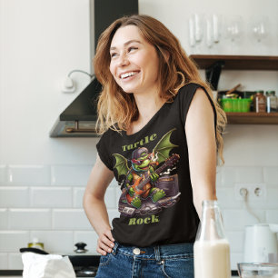 Camiseta Sessão de Meia-Noite das Tartarugas Rockstar