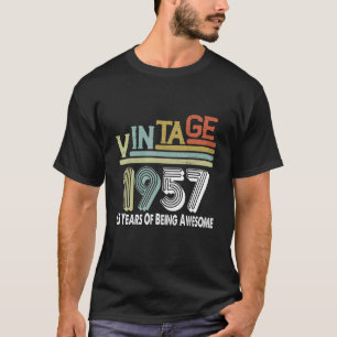 Camiseta Sessenta E Cinco Anos De Esforço Na Vintagem De 19