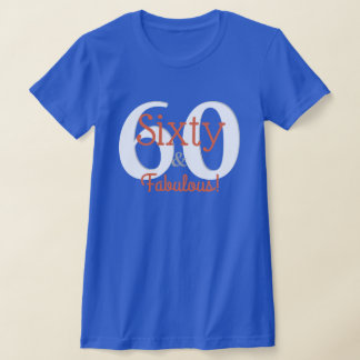 Camiseta Sessenta & Fabuloso Feliz 60º Aniversário Verde-az