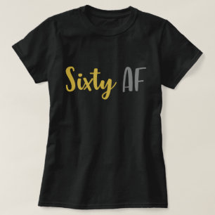 Camiseta Sessenta presentes engraçados da mordaça da piad