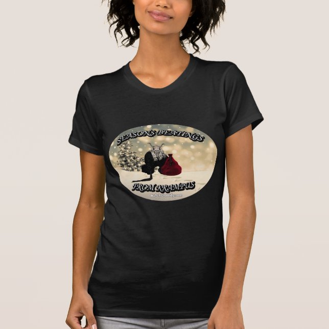 Camiseta Sessões de Krampus - Mulheres (Frente)
