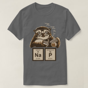 Camiseta Sesta descoberta preguiça da química