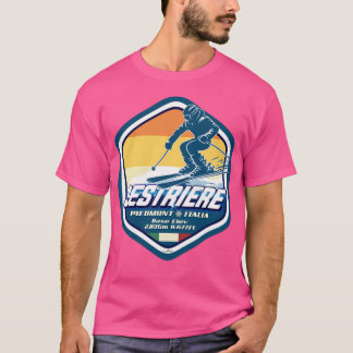 Camiseta Sestriere Itália Skiing Italiano Alpes 02 Ativo