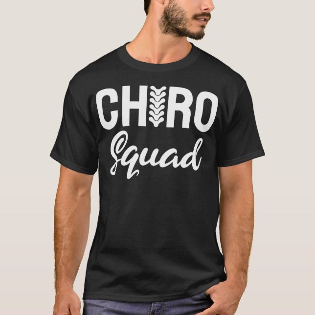 Camiseta Seta anatômica de Cirurgia de Volta do Esquadrão C (Frente)