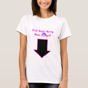 Camiseta Seta, colisão cor-de-rosa do bebê devida em abri