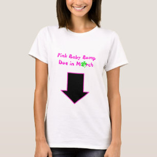 Camiseta Seta, colisão cor-de-rosa do bebê devida em mar