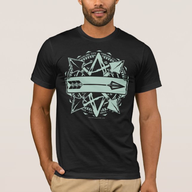 Camiseta Seta | Crachá de seta para a cidade de Starling (Frente)