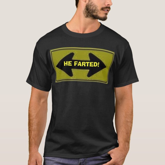 Camiseta seta de 2 sentidos, FARTED! (Frente)