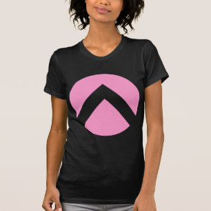 Camiseta Seta de Chevron Circular