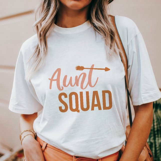 Camiseta Seta de Tia Squad Boho (Criador carregado)