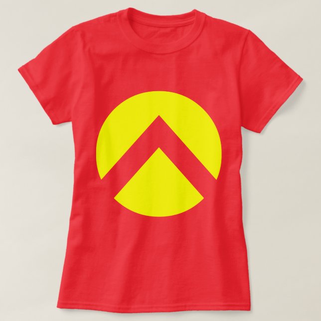 Camiseta Seta do Círculo (Frente do Design)