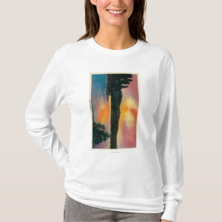 Camiseta Seta do lago na seta de SunsetLake, CA