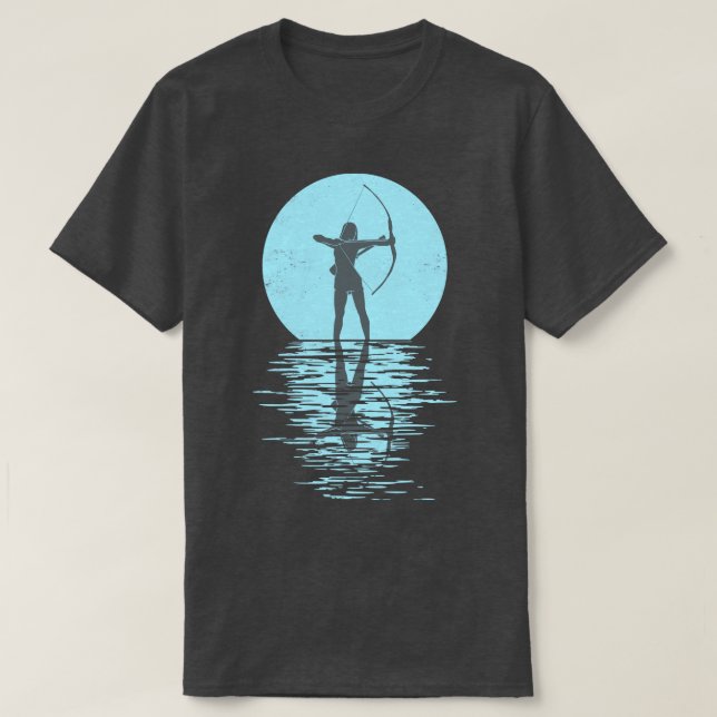 Camiseta Seta E Arco De Arch Sport Archer Archery (4) (Frente do Design)