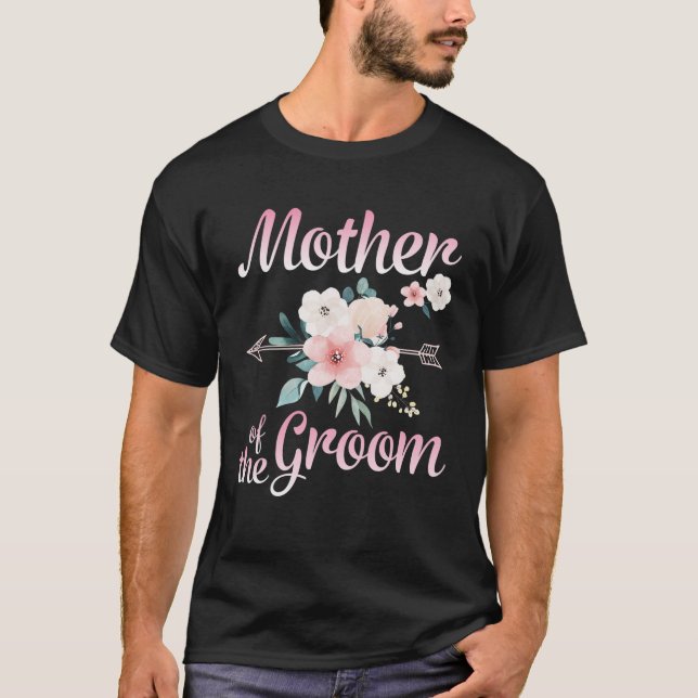 Camiseta Seta Flor Feliz Mãe Da Noiva Husba (Frente)