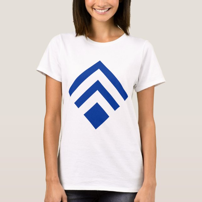 Camiseta Seta Geométrica 02 - Azul Marinho (Frente)