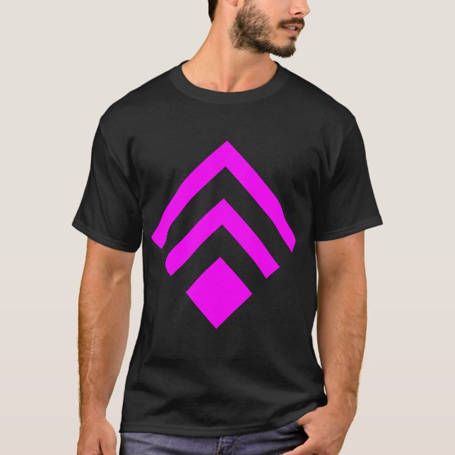 Camiseta Seta Geométrica 02 - Magenta (Frente)
