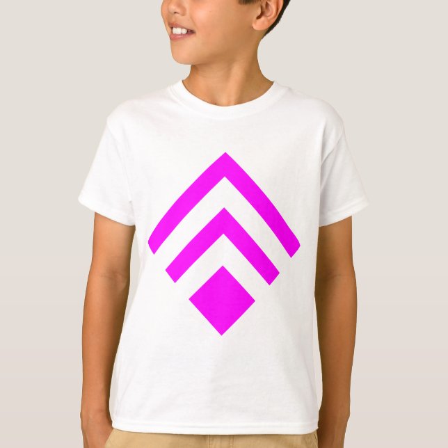 Camiseta Seta Geométrica 02 - Magenta (Frente)