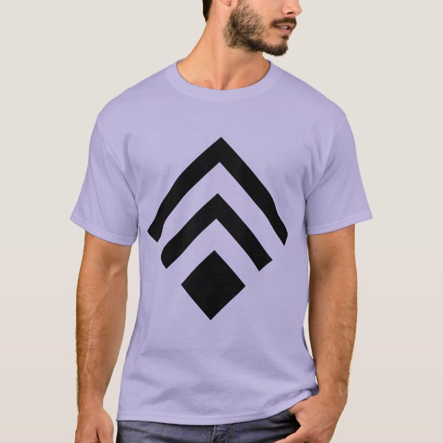Camiseta Seta Geométrica 02 - Preto (Frente)